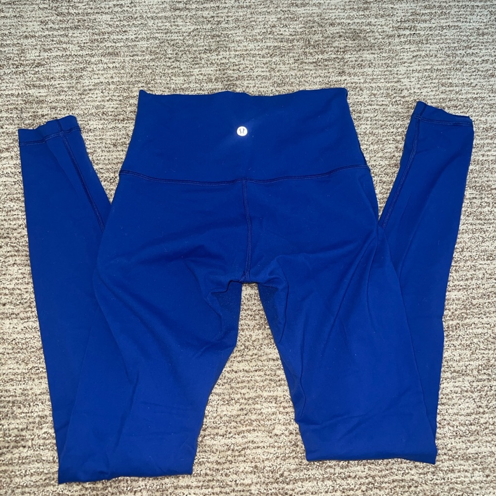 Blue lululemon align leggings
